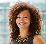 Woman sharing beautiful smile