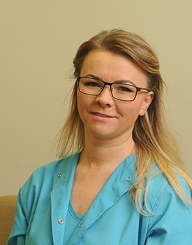 Dental hygienist Oksana