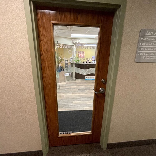 Outside view of Olmsted Village Dental Care office building